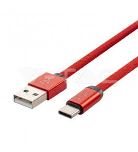 1m. Type C USB Cavo Rosso...
