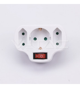 Adapter Switch 2 x 2.5A 1 x...