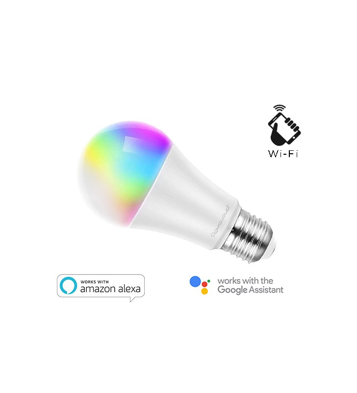 LAMPADA LED SMART EE-11WE27 RGB + BIANCO E27 CCT DIMMERABILE WIFI - ALEXA E  GOOGLE HOME